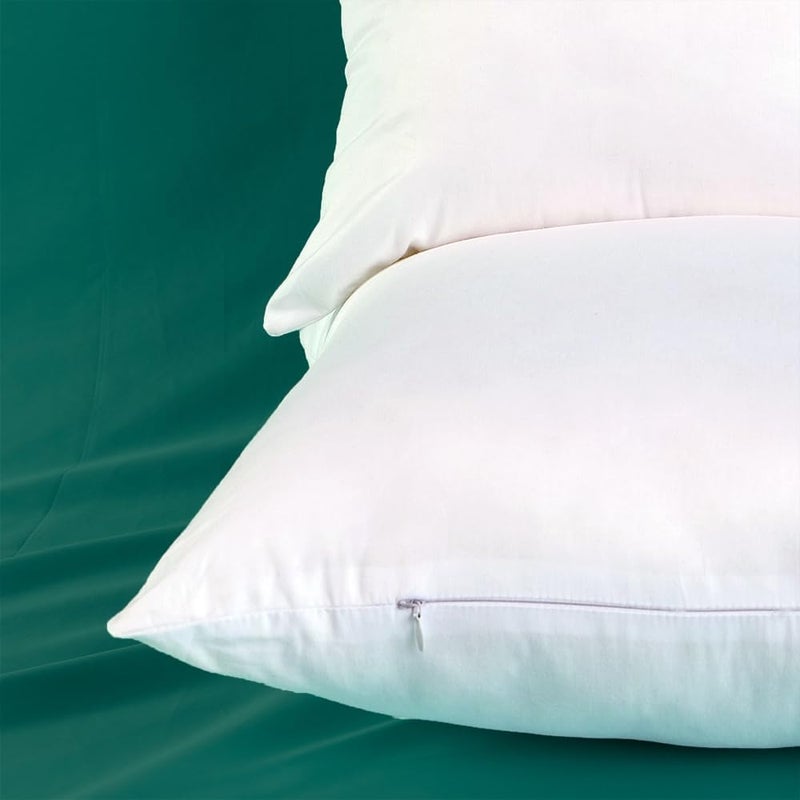 Winighting Set of 2 Plump Cotton Fabric Throw Pillow Inserts, Filler for Decorative Cushion Cover, 22 X 22 Inches, There are Multiple Sizes to Choose from - Image 5